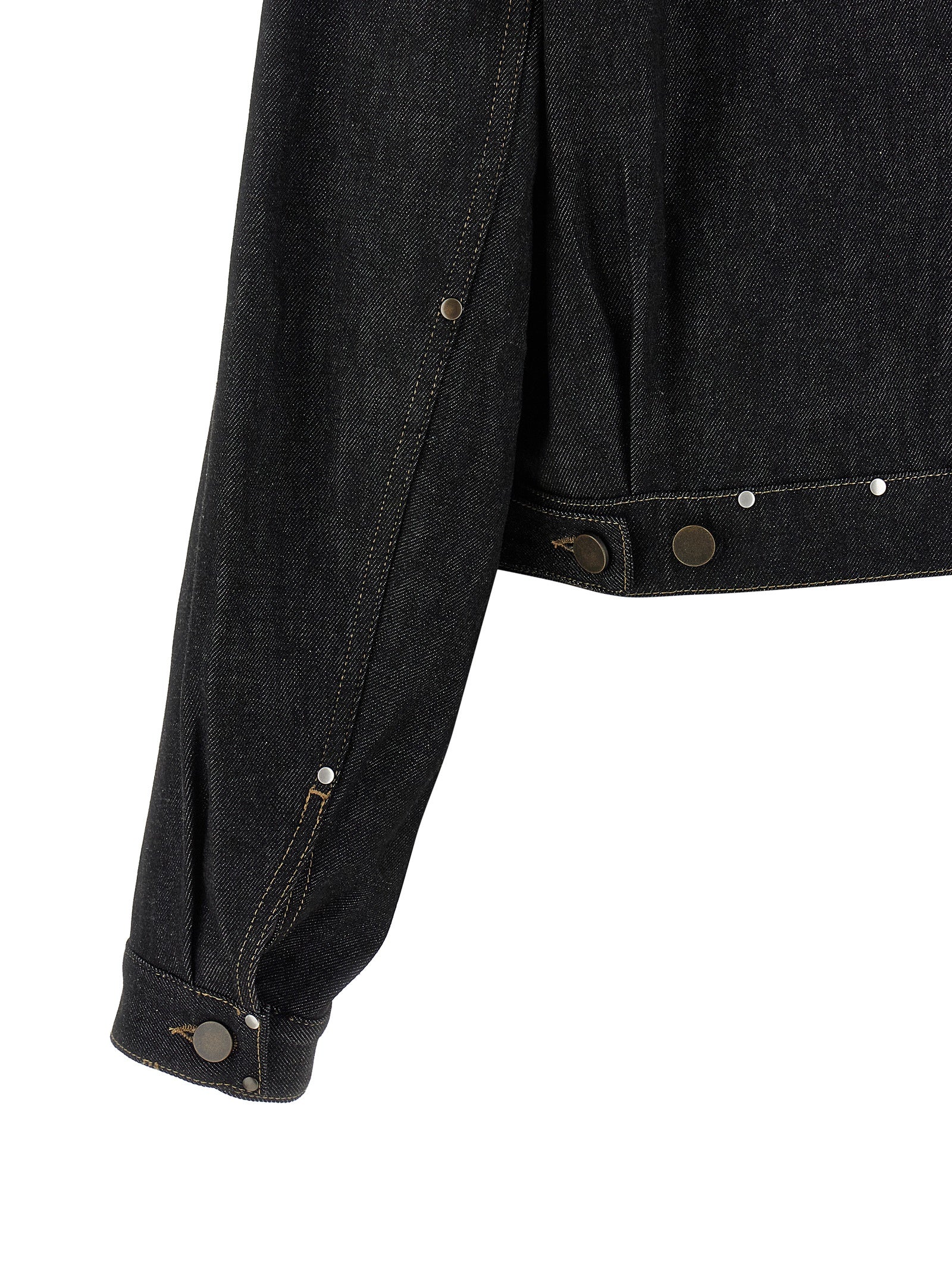 Lemaire Black Cotton Denim Jacket