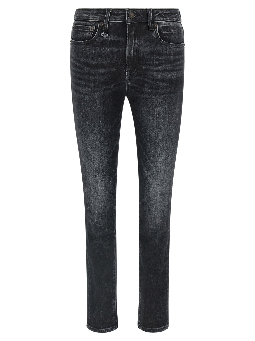 R13 Black Cotton Jeans Denim