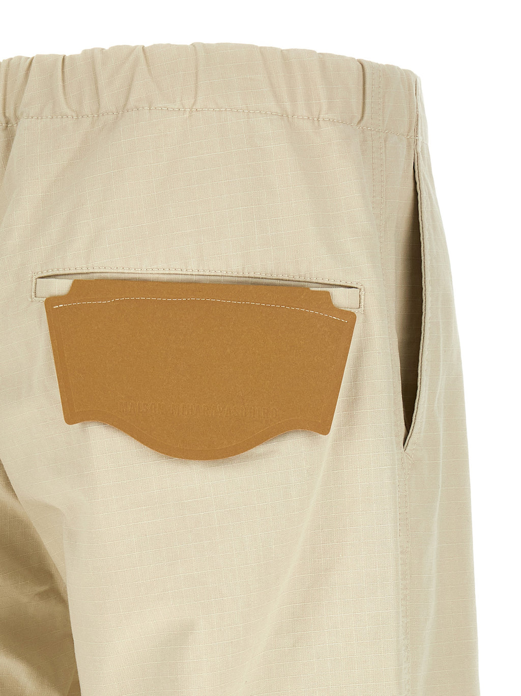 Maison Mihara Yasuhiro Beige Cotton Athletic Pants