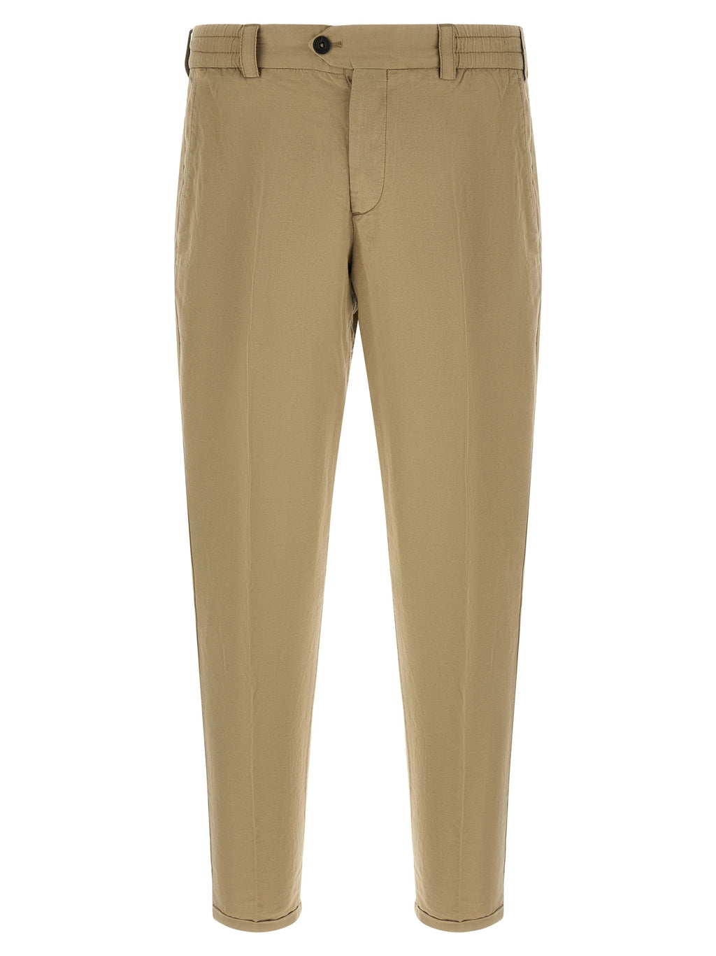PT Torino Beige Linen Casual Pants