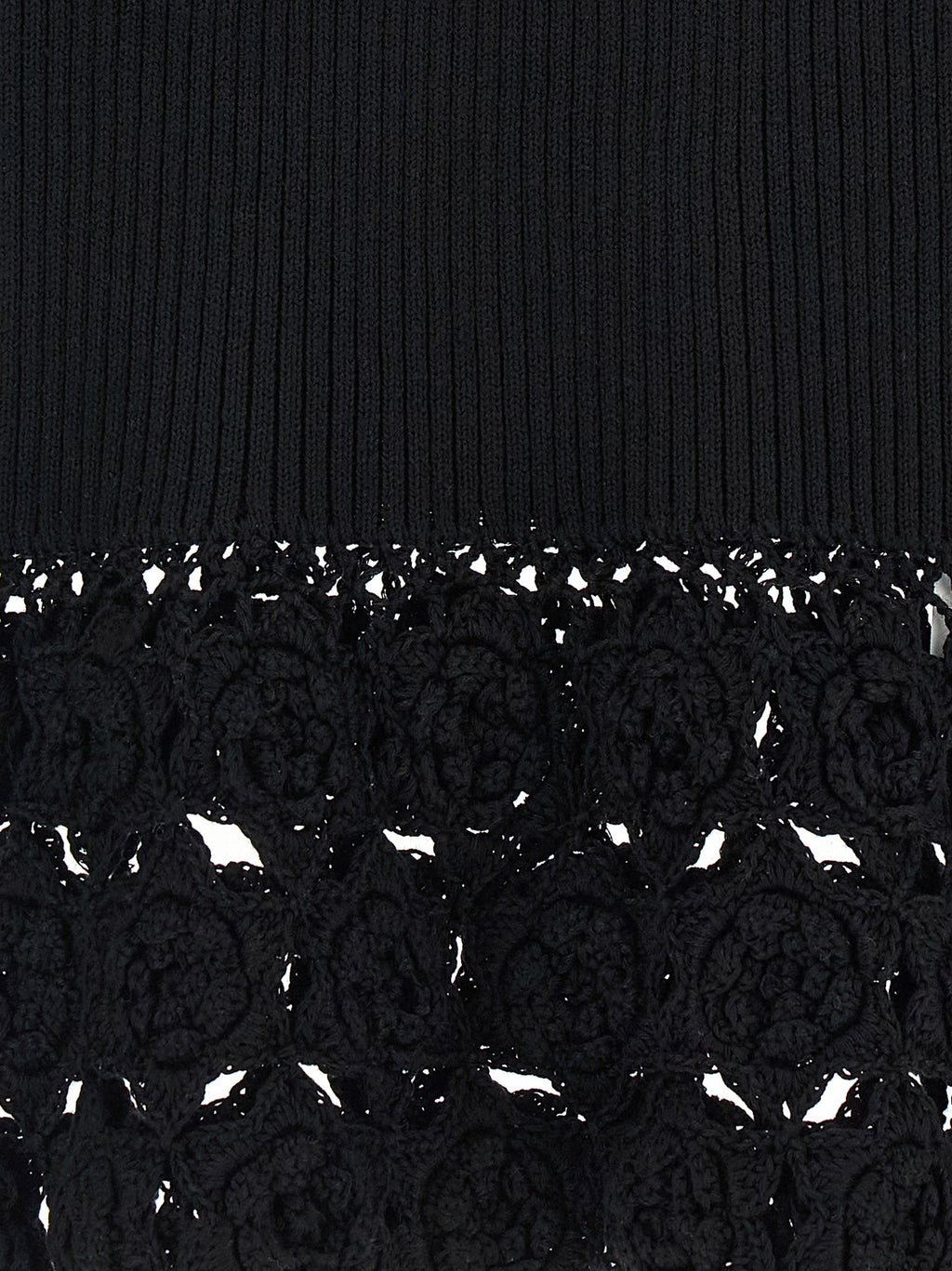 Ganni Black Organic Cotton Sleeveless Jacket