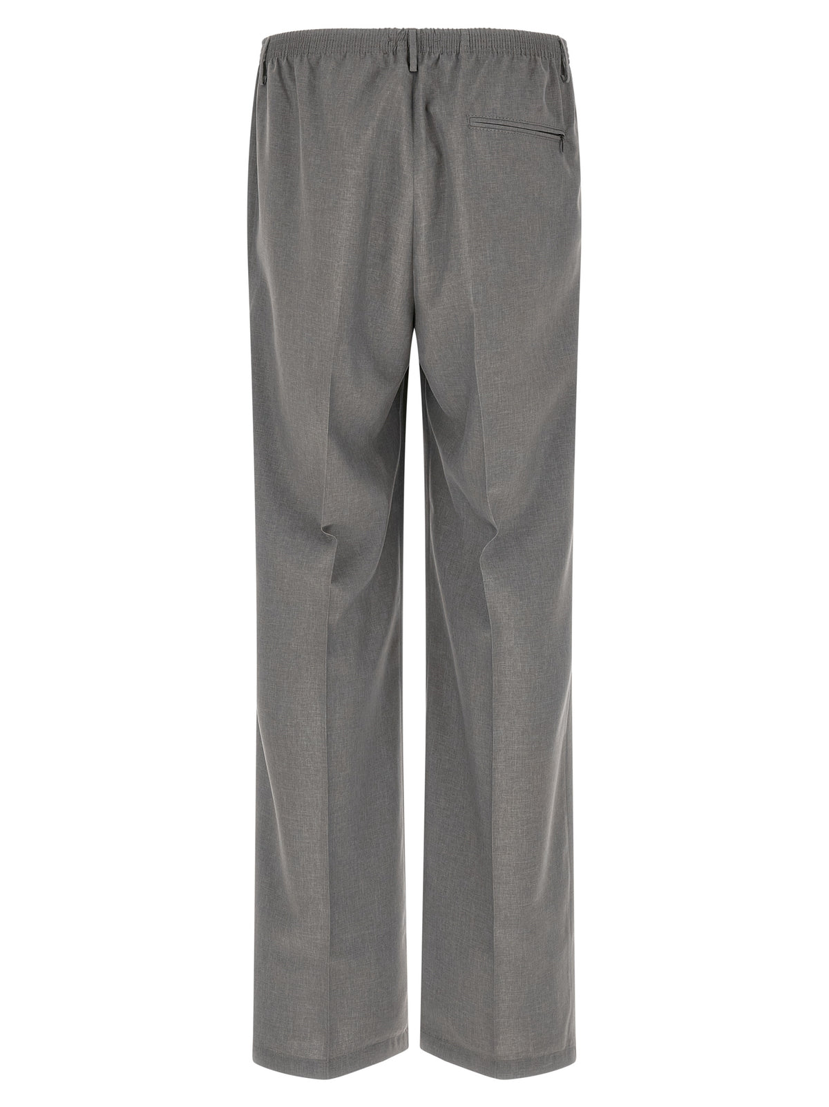 CELLAR DOOR Gray Polyester Casual Pants