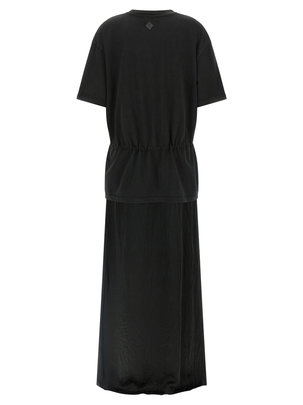 Haikure Black Cotton Long Dress