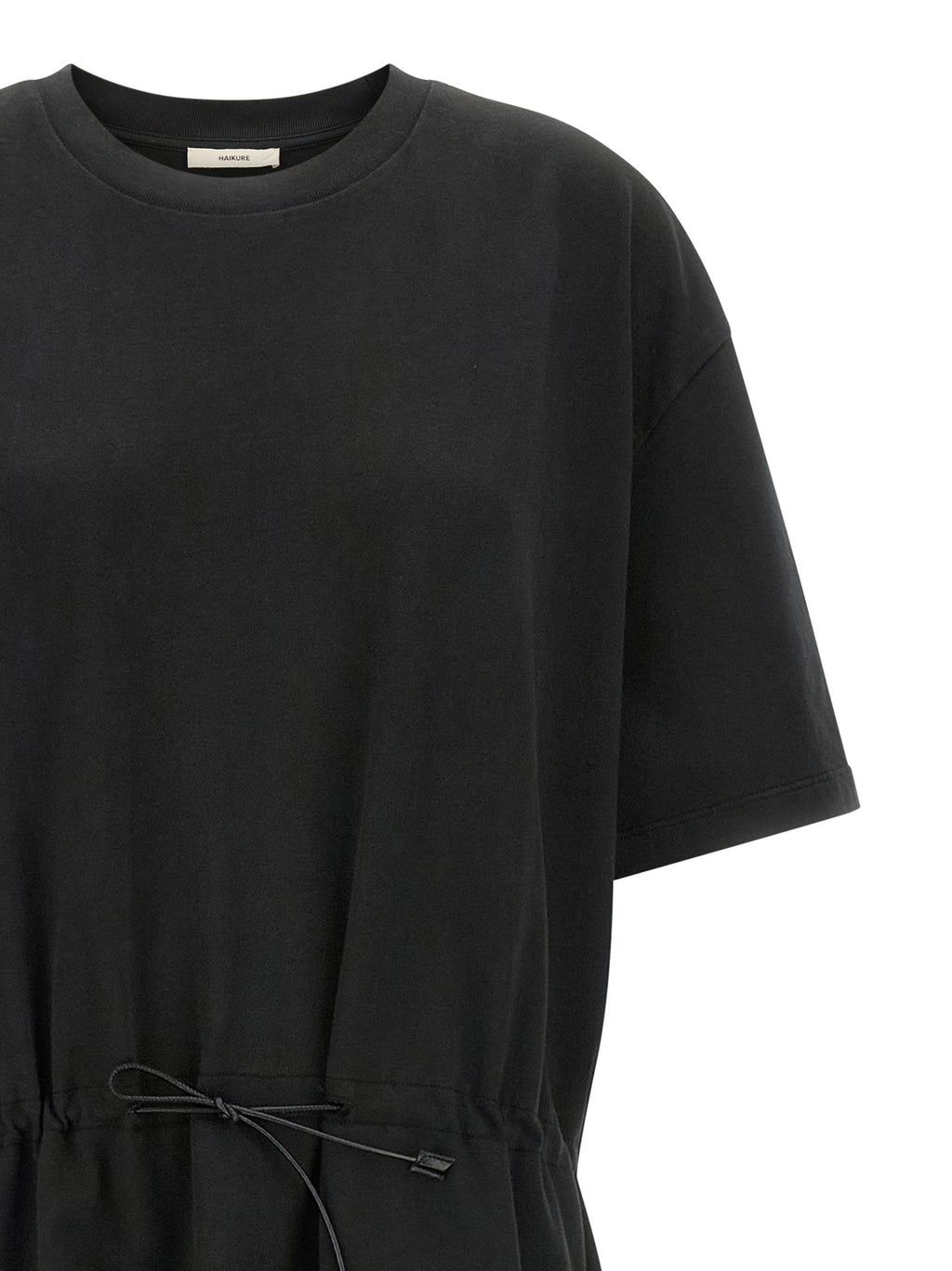 Haikure Black Cotton Long Dress