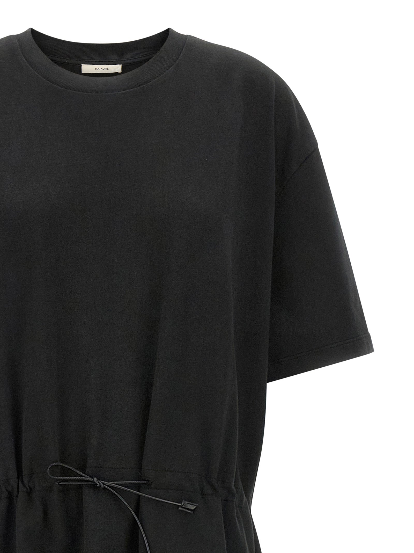 Haikure Black Cotton Long Dress