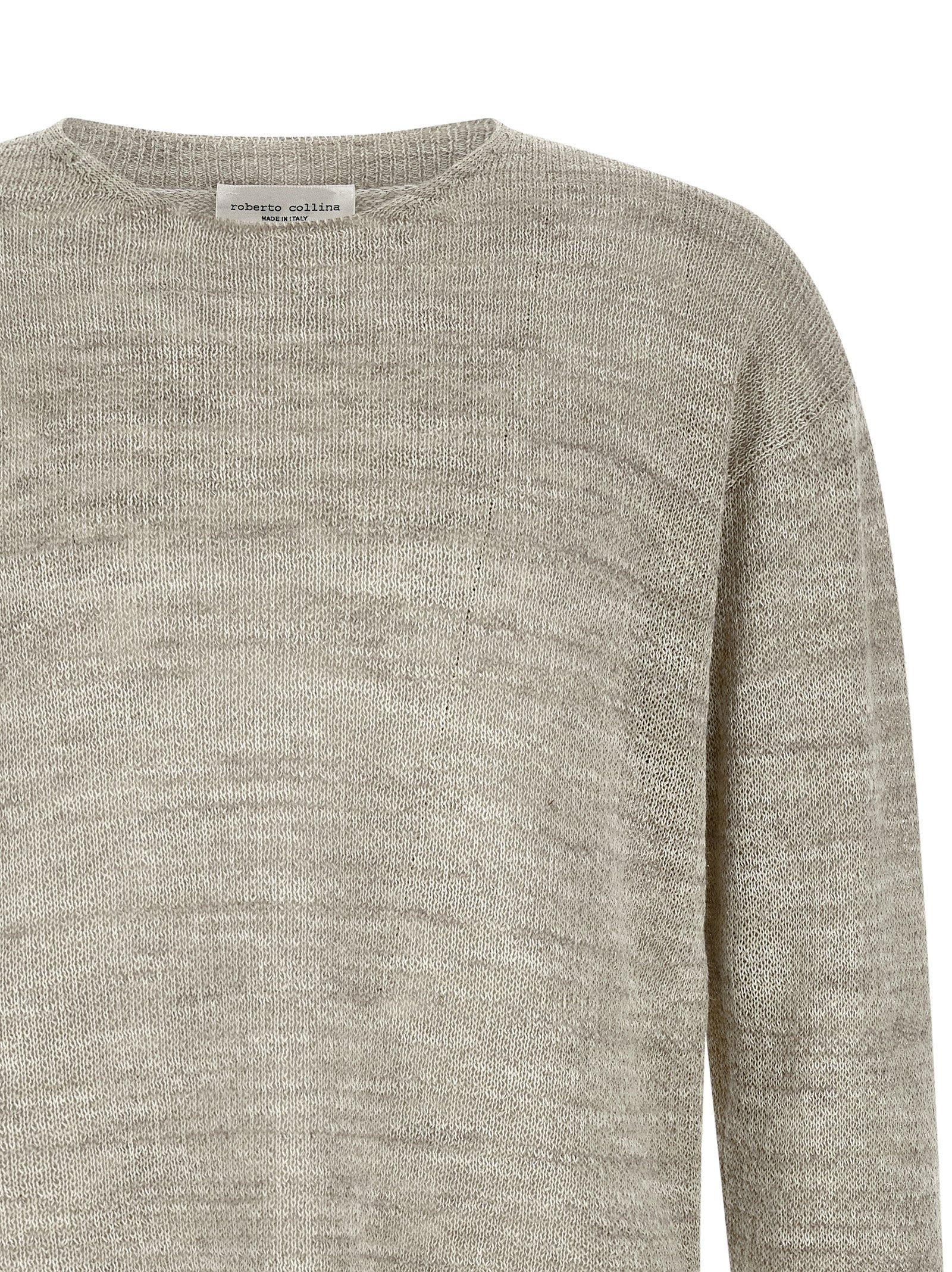 Roberto Collina Gray Cotton Cardigan