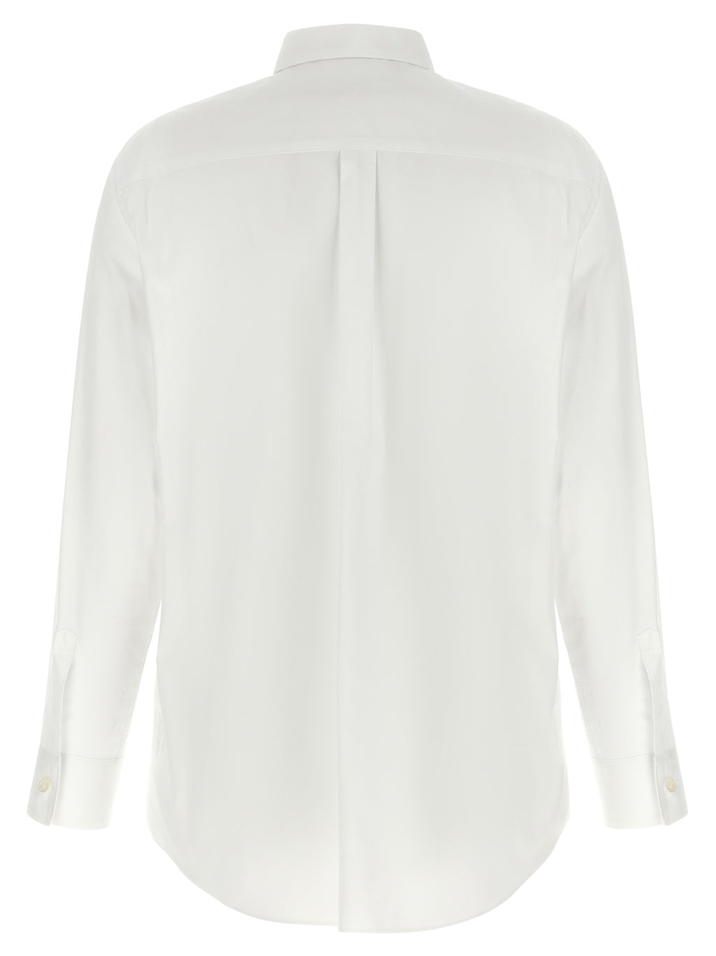 Comme Des Garçons White Cotton Blouse