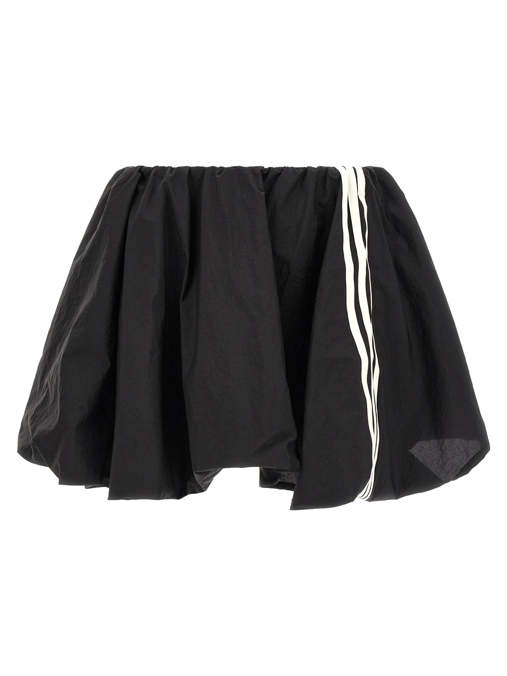 Y-3 Black Polyamide Long Skirt