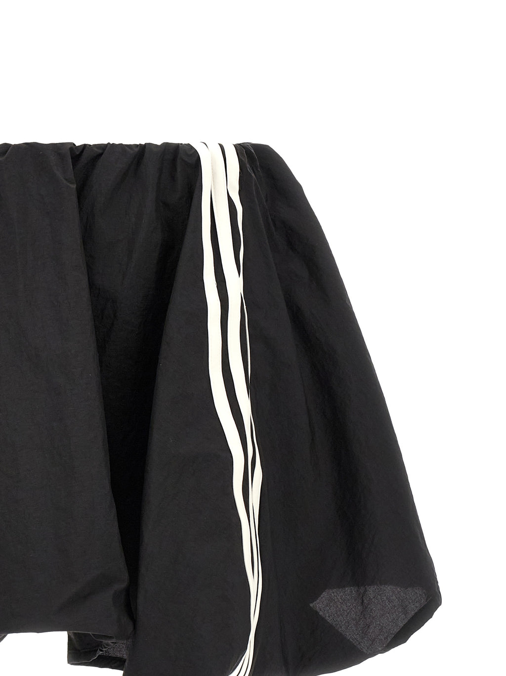 Y-3 Black Polyamide Long Skirt