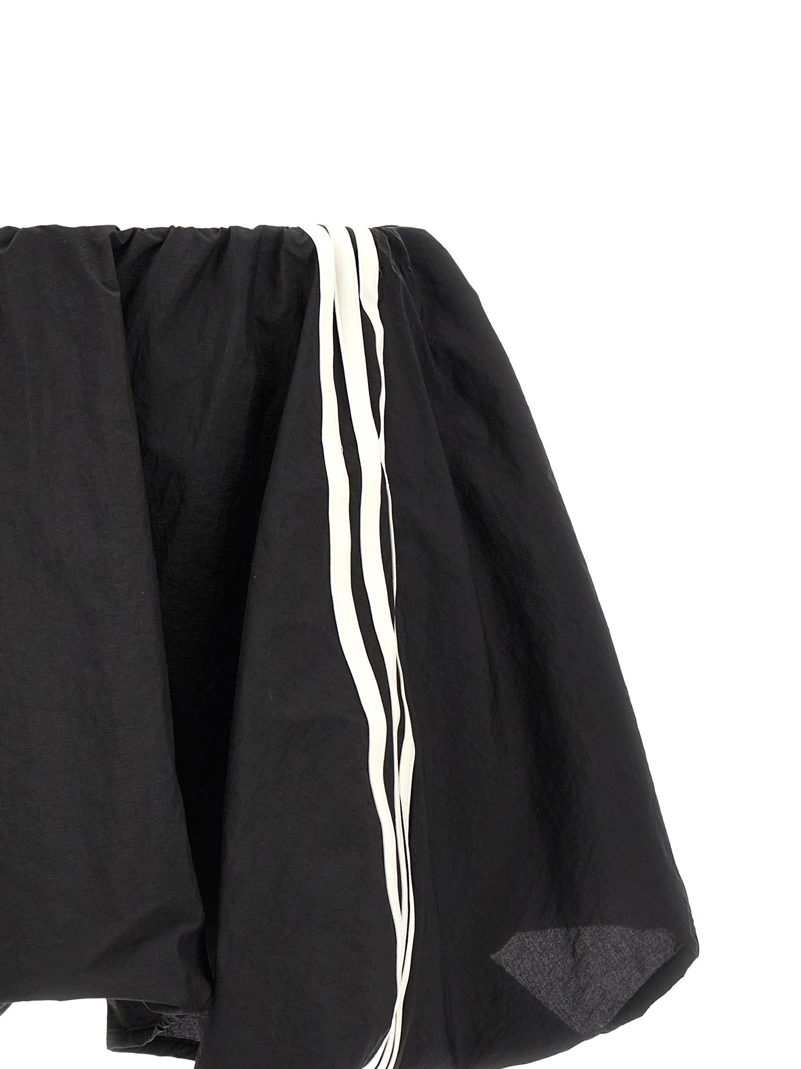Y-3 Black Polyamide Long Skirt
