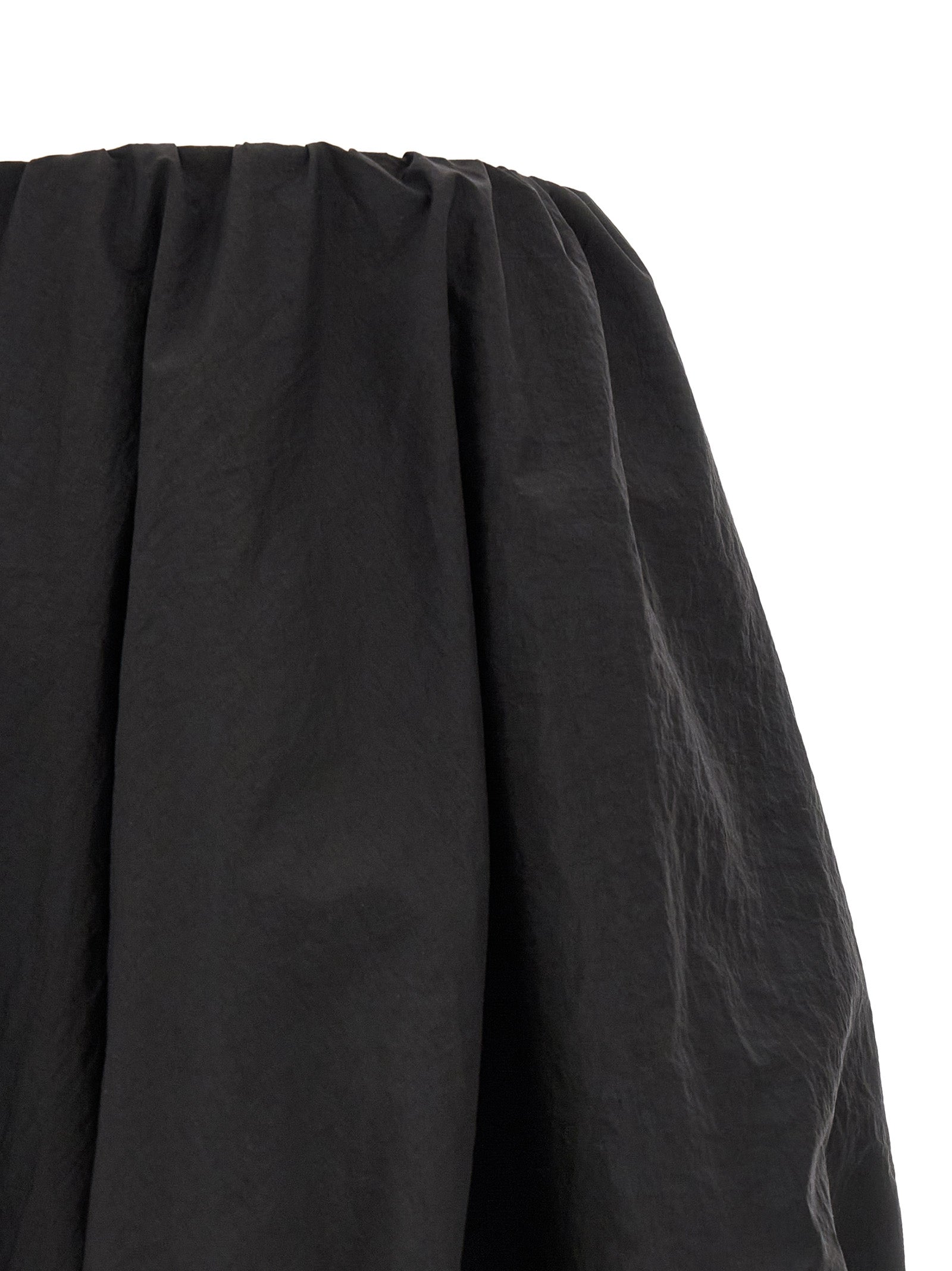 Y-3 Black Polyamide Long Skirt