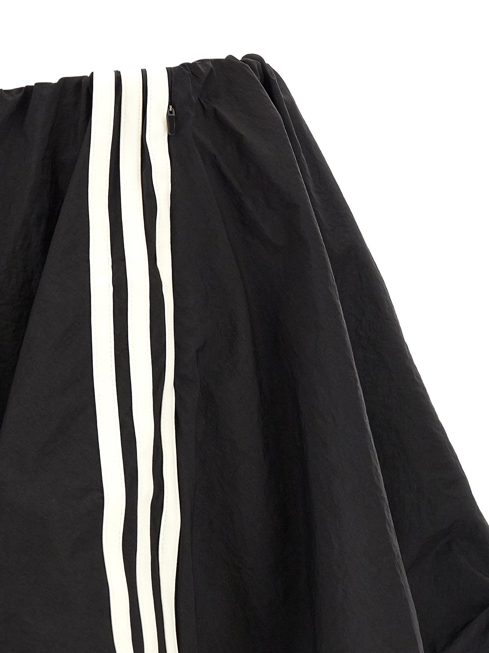 Y-3 Black Polyamide Long Skirt