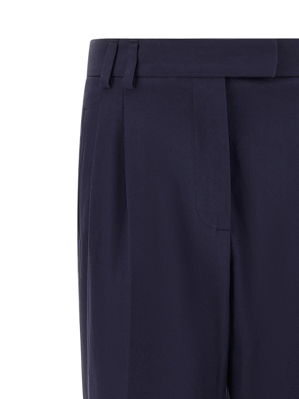 Alberto Biani Blue Cotton Pants
