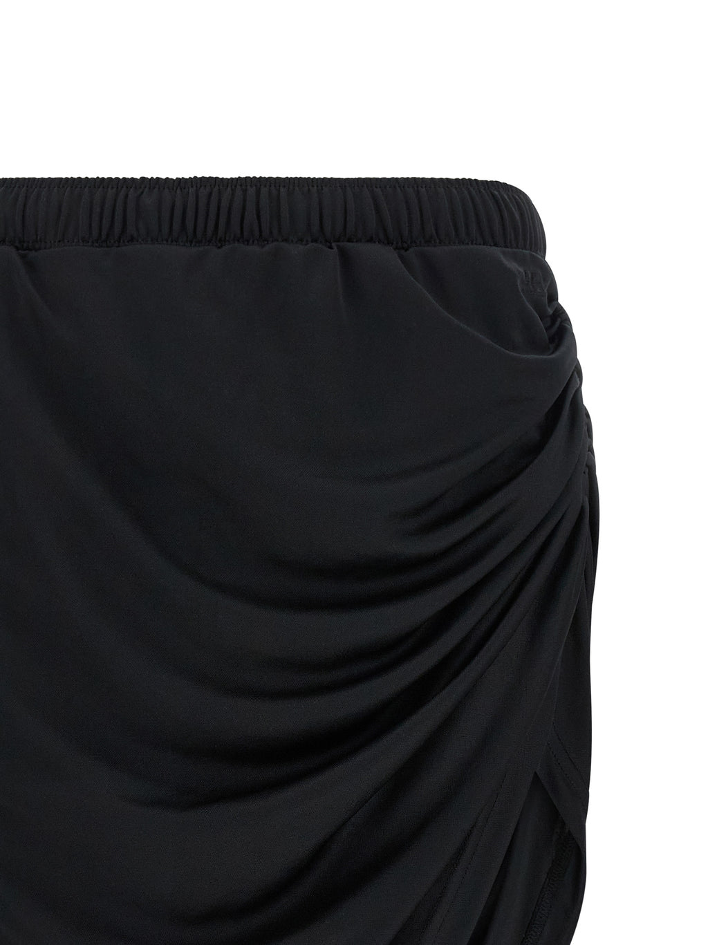 Courrèges Black Polyester Long Skirt
