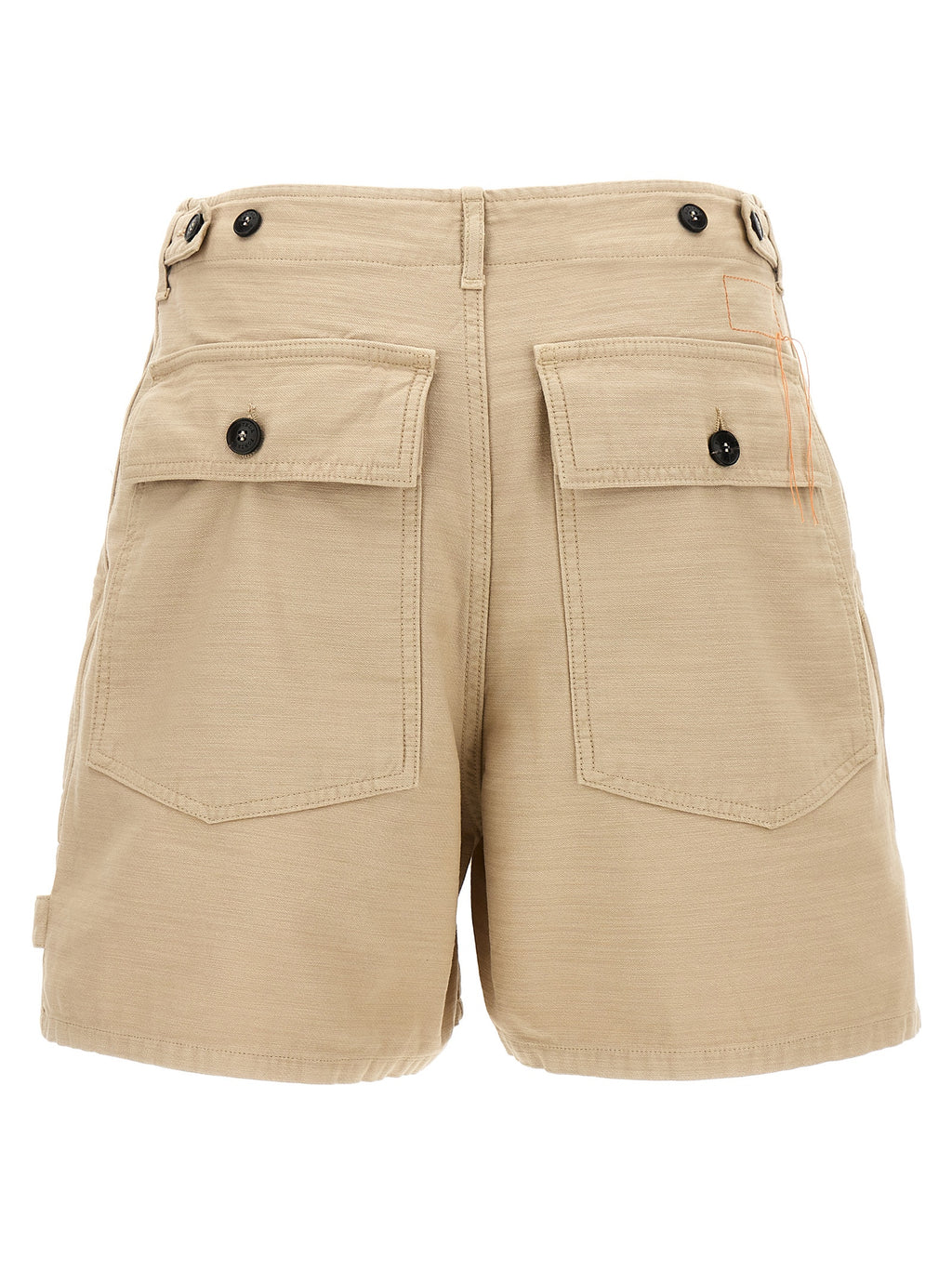 Fortela Beige Cotton Bermuda Shorts