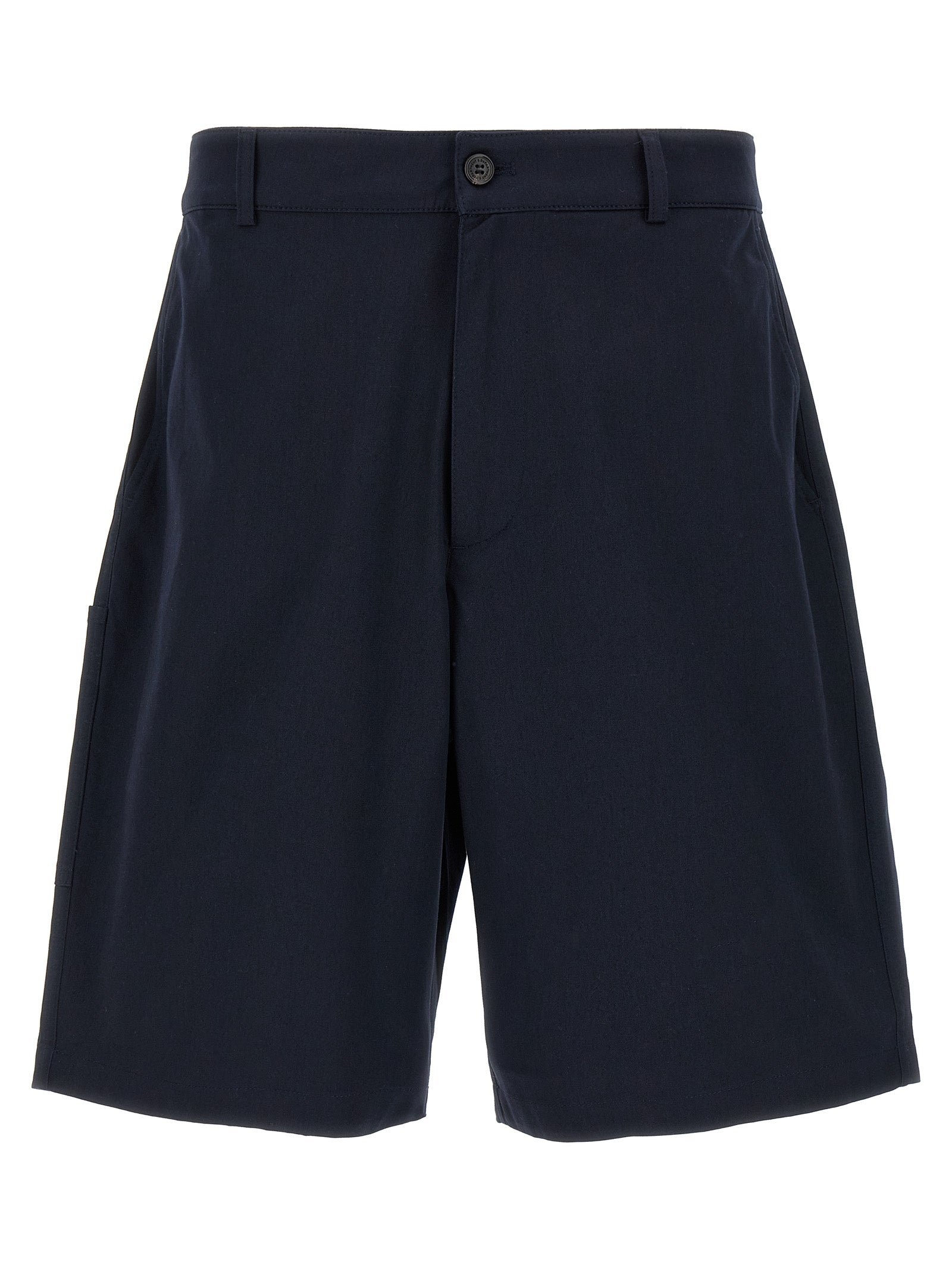 Department 5 Blue Cotton Bermuda Shorts