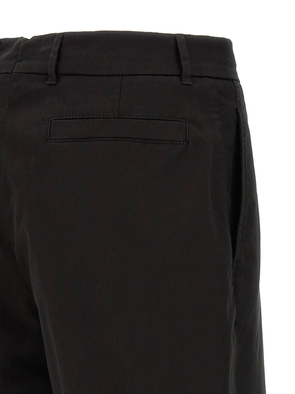 Brunello Cucinelli Black Cotton Bermuda Shorts
