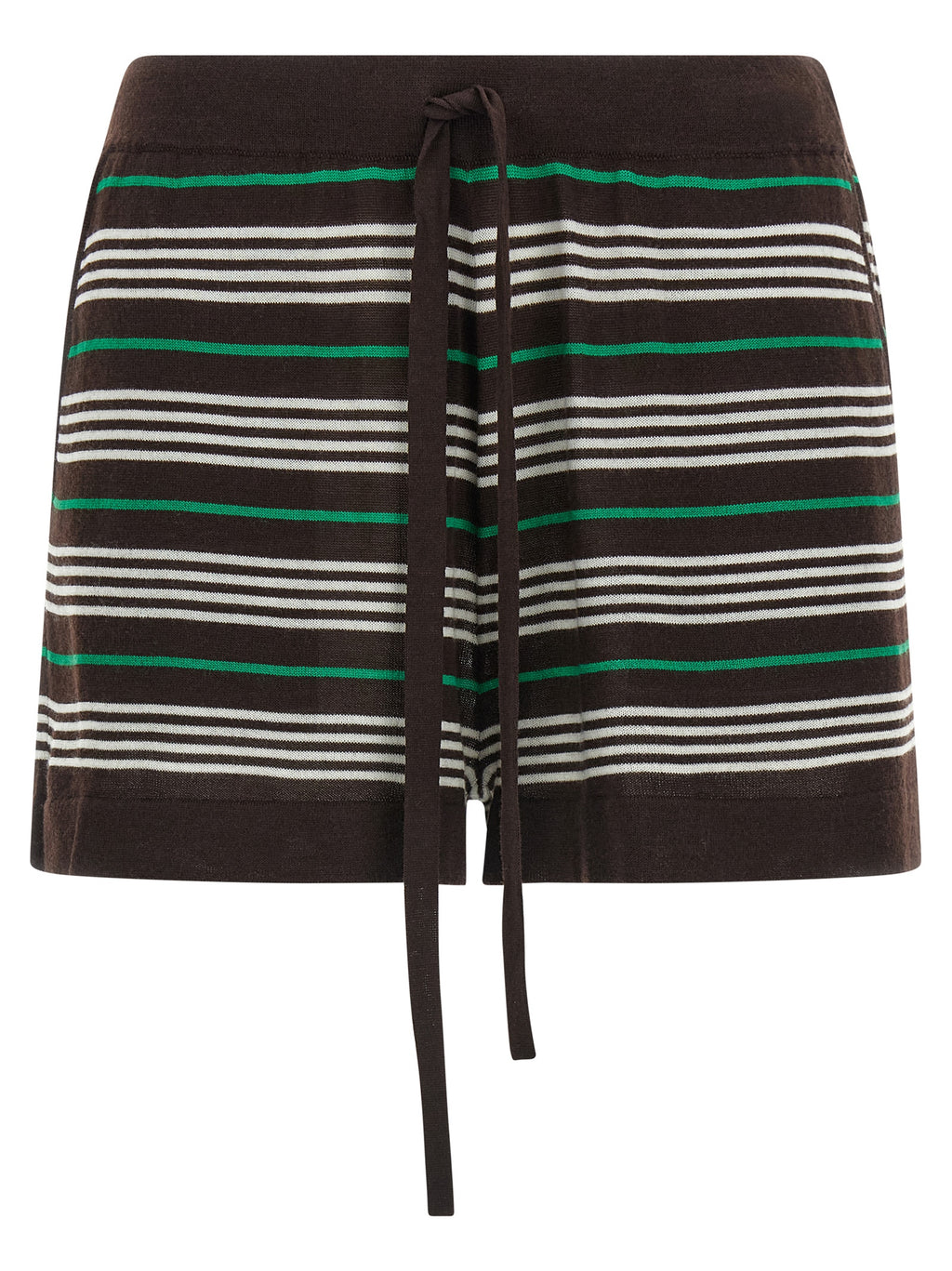 P.A.R.O.S.H. Brown Wool Bermuda Shorts