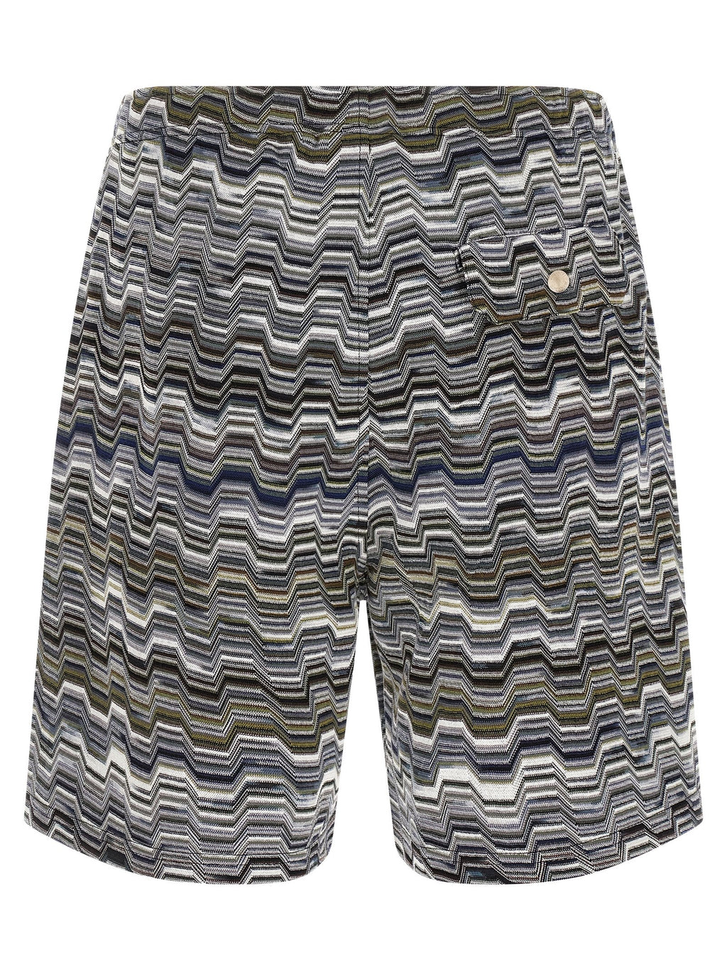 Missoni Bicolor Cotton Bermuda Shorts