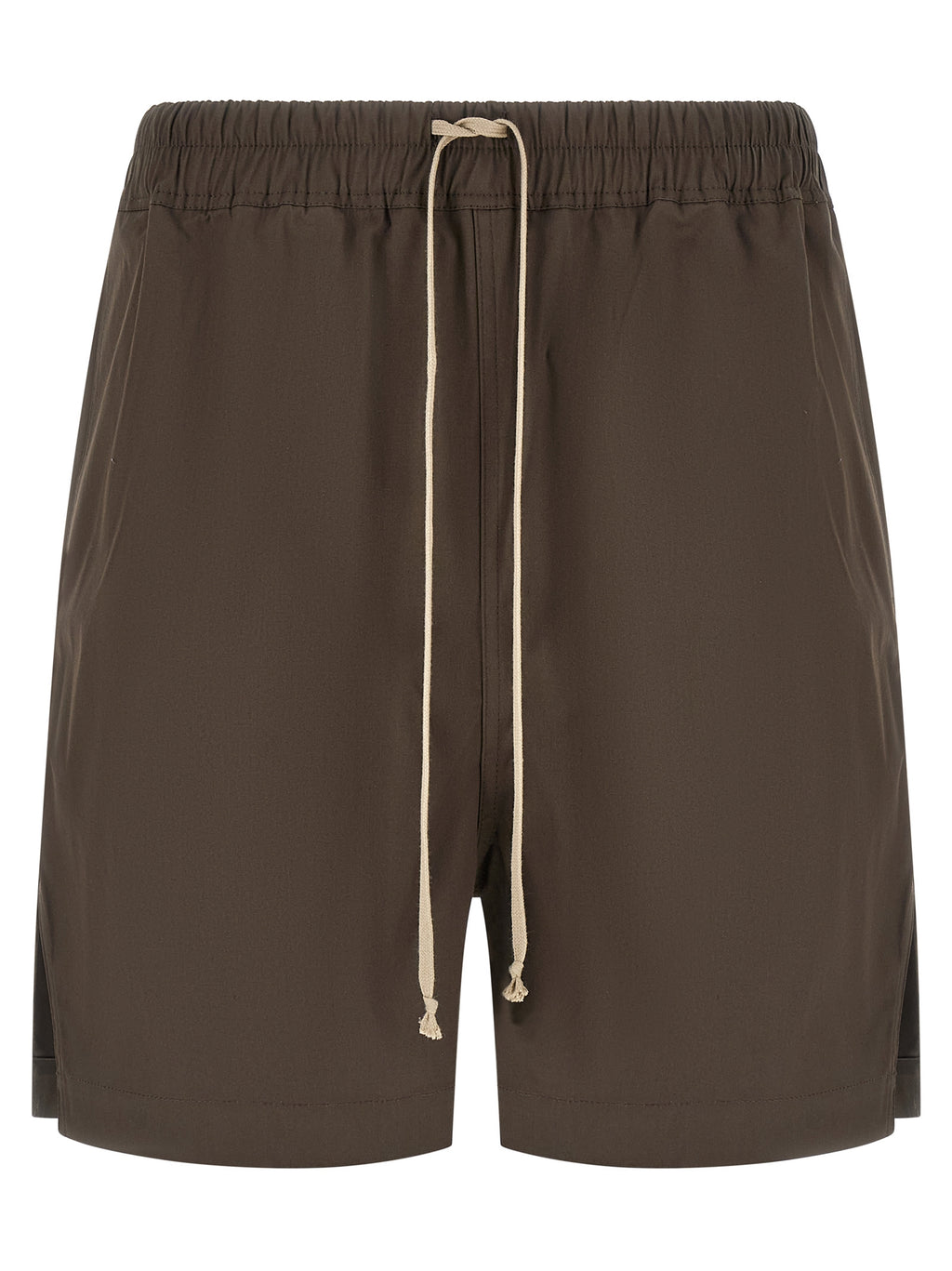 Rick Owens Brown Cotton Bermuda Shorts