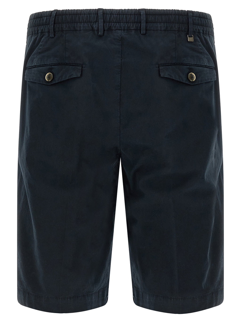 PT Torino Blue Cotton Bermuda Shorts