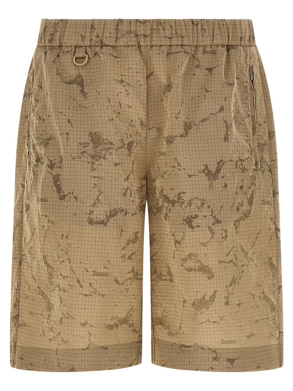 LAMINAR Beige Polyamide Bermuda Shorts