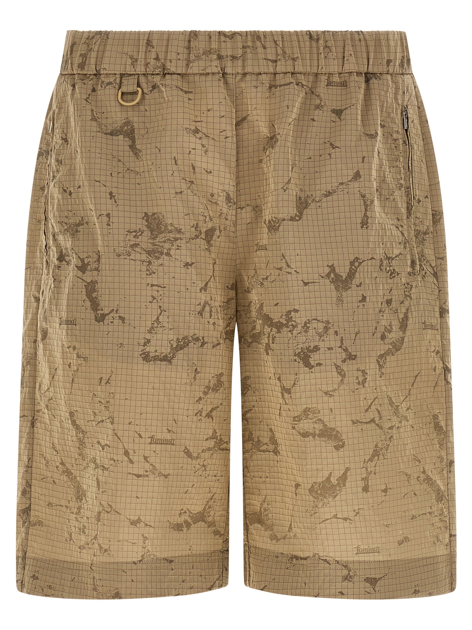 LAMINAR Beige Polyamide Bermuda Shorts