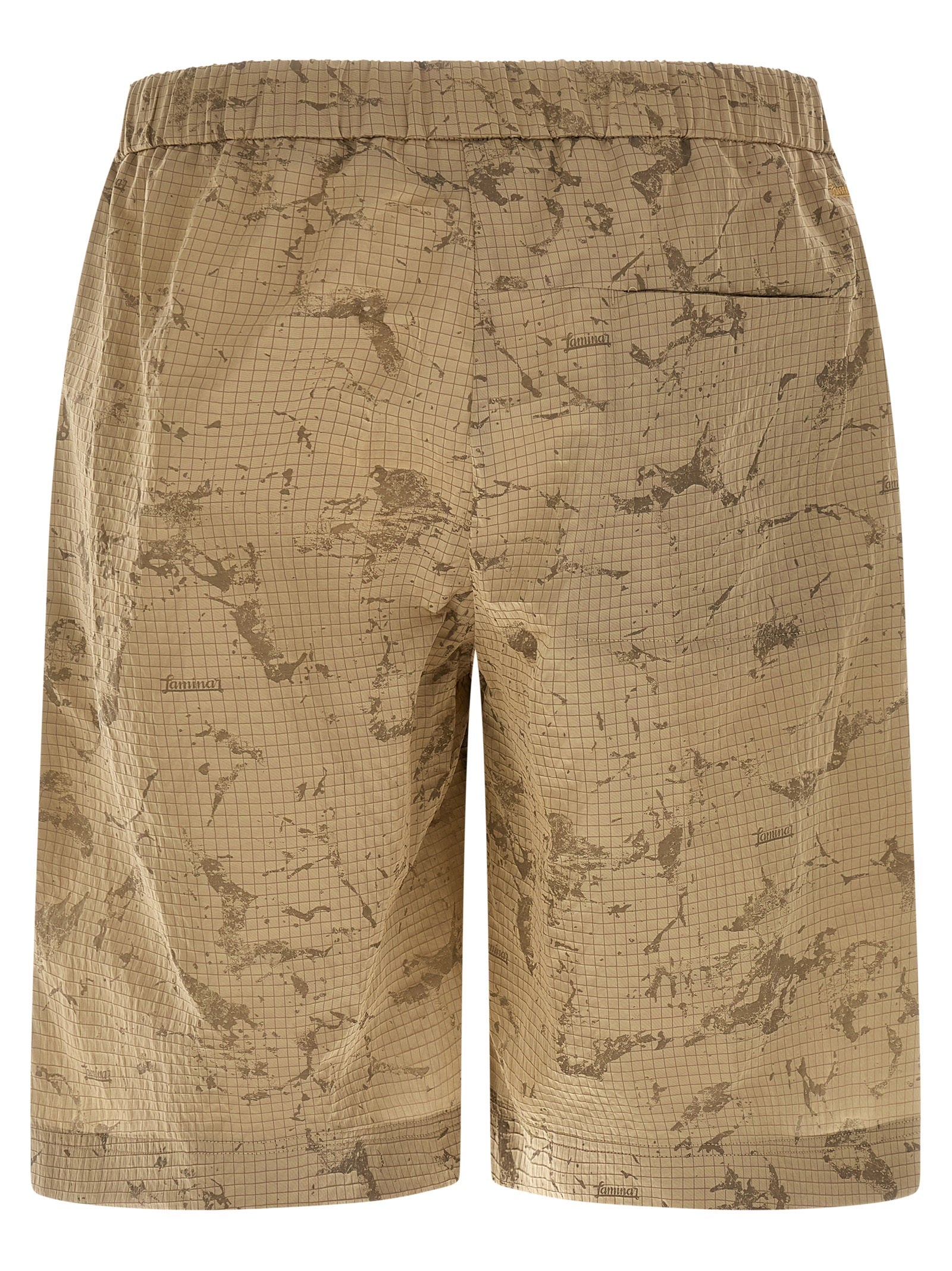 LAMINAR Beige Polyamide Bermuda Shorts