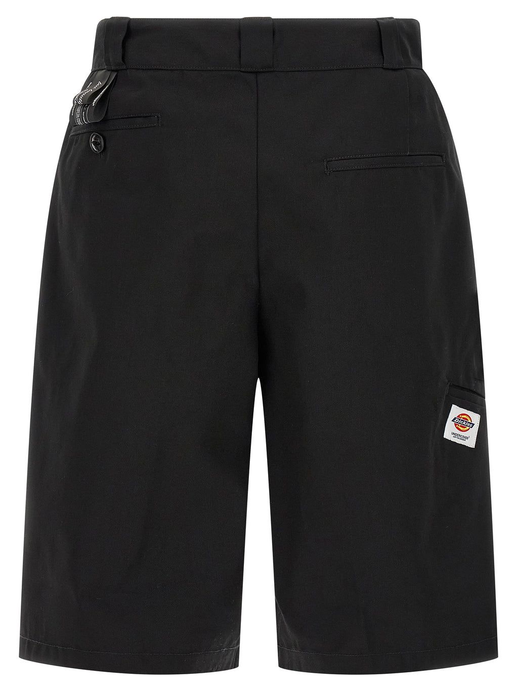 Undercover Black Polyester Bermuda Shorts