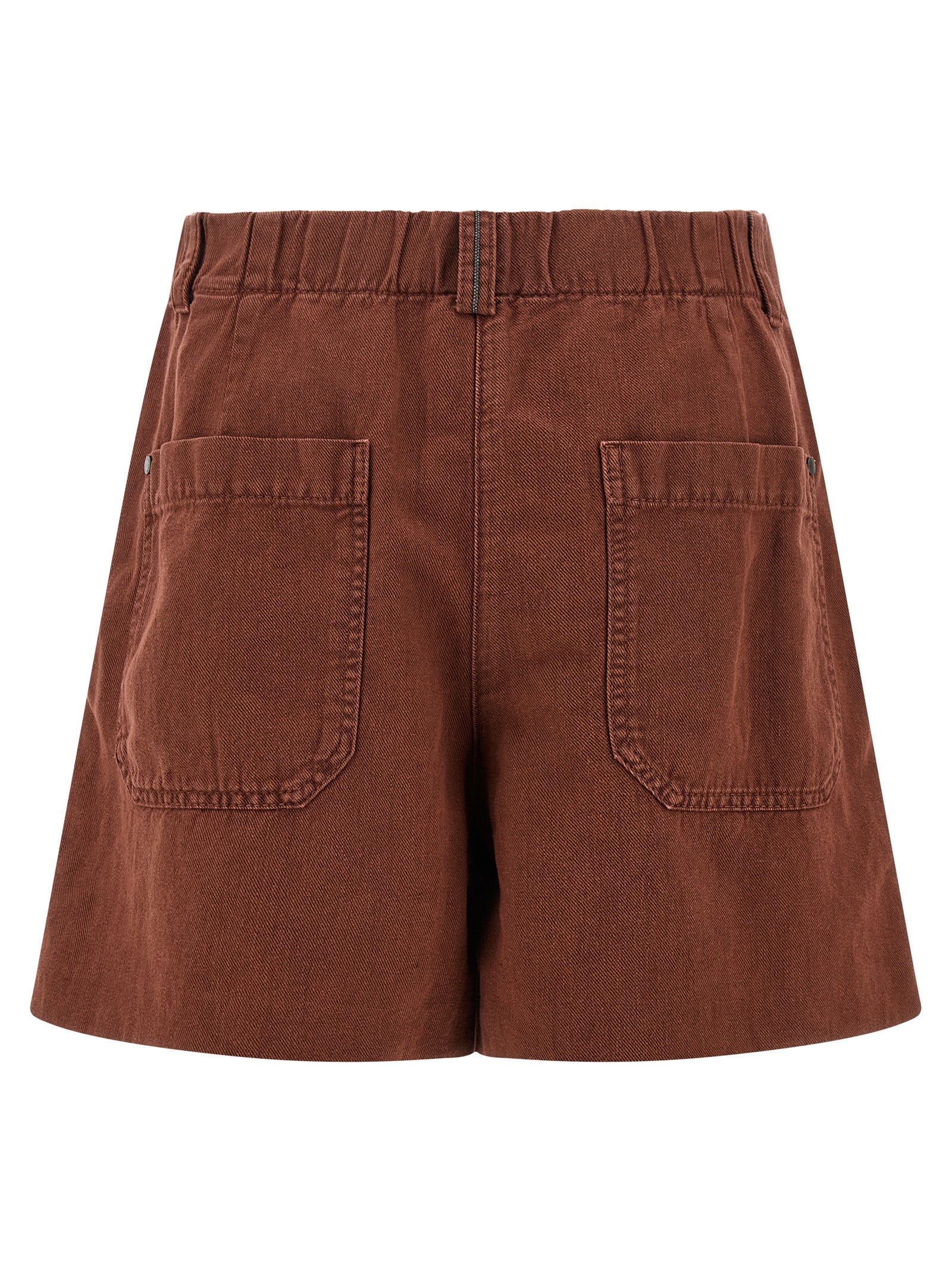 Brunello Cucinelli Multicolor Cotton Bermuda Shorts
