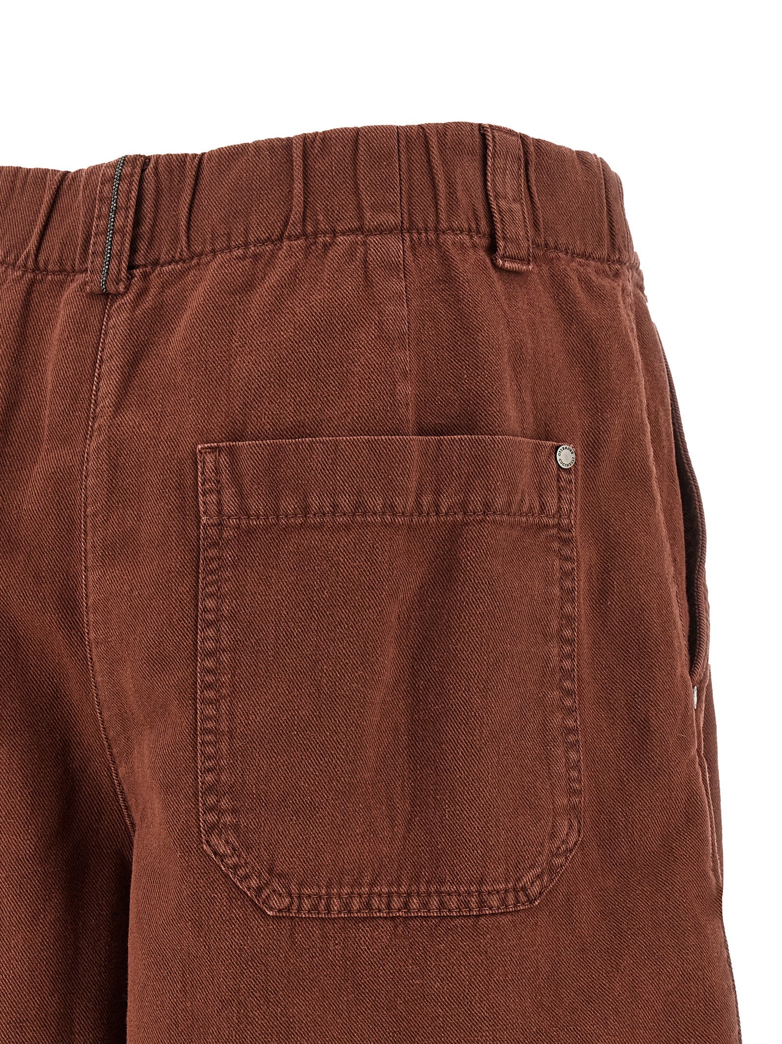 Brunello Cucinelli Multicolor Cotton Bermuda Shorts