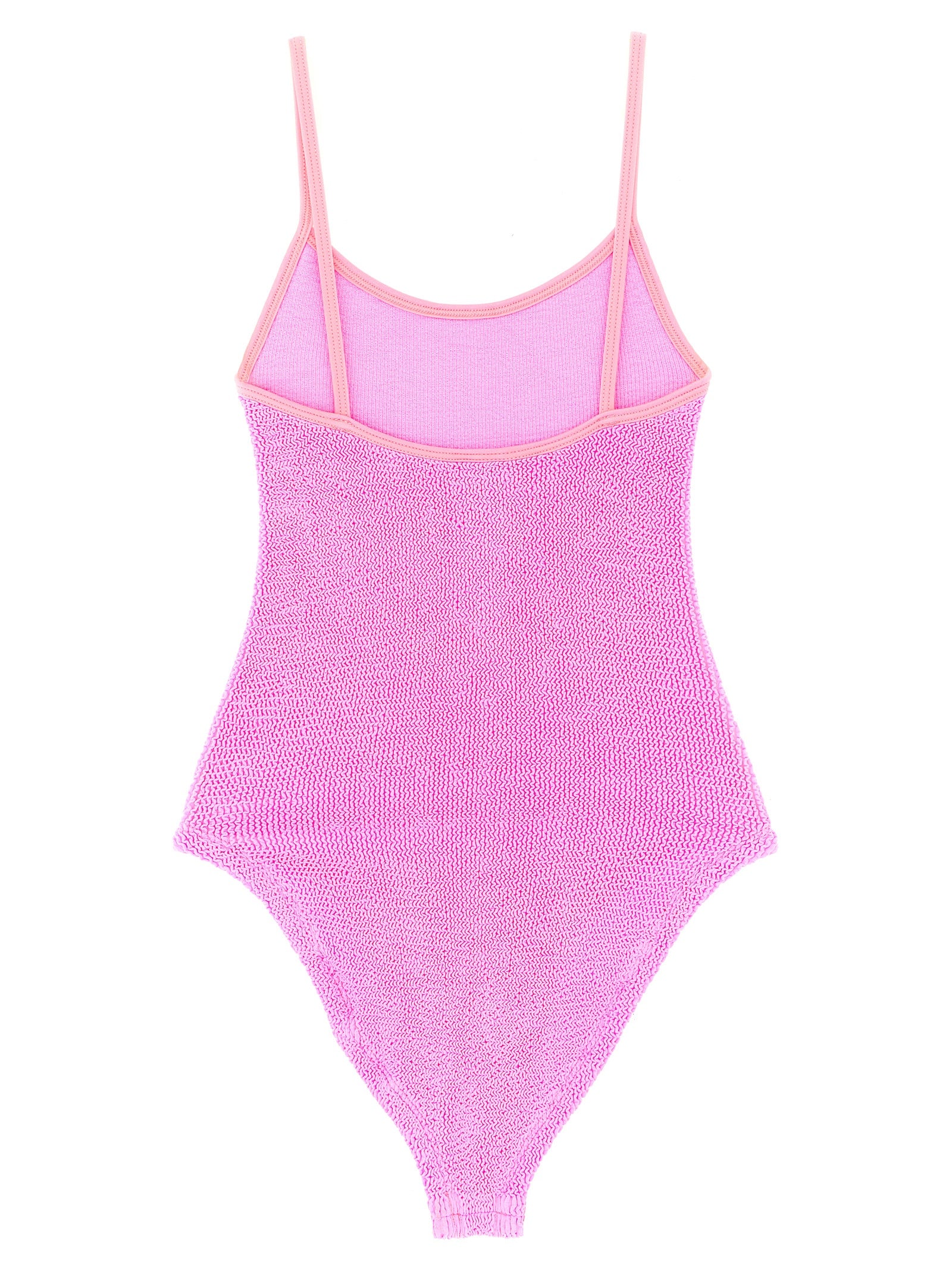 Hunza G Multicolor Nylon One-Piece Swimsuit