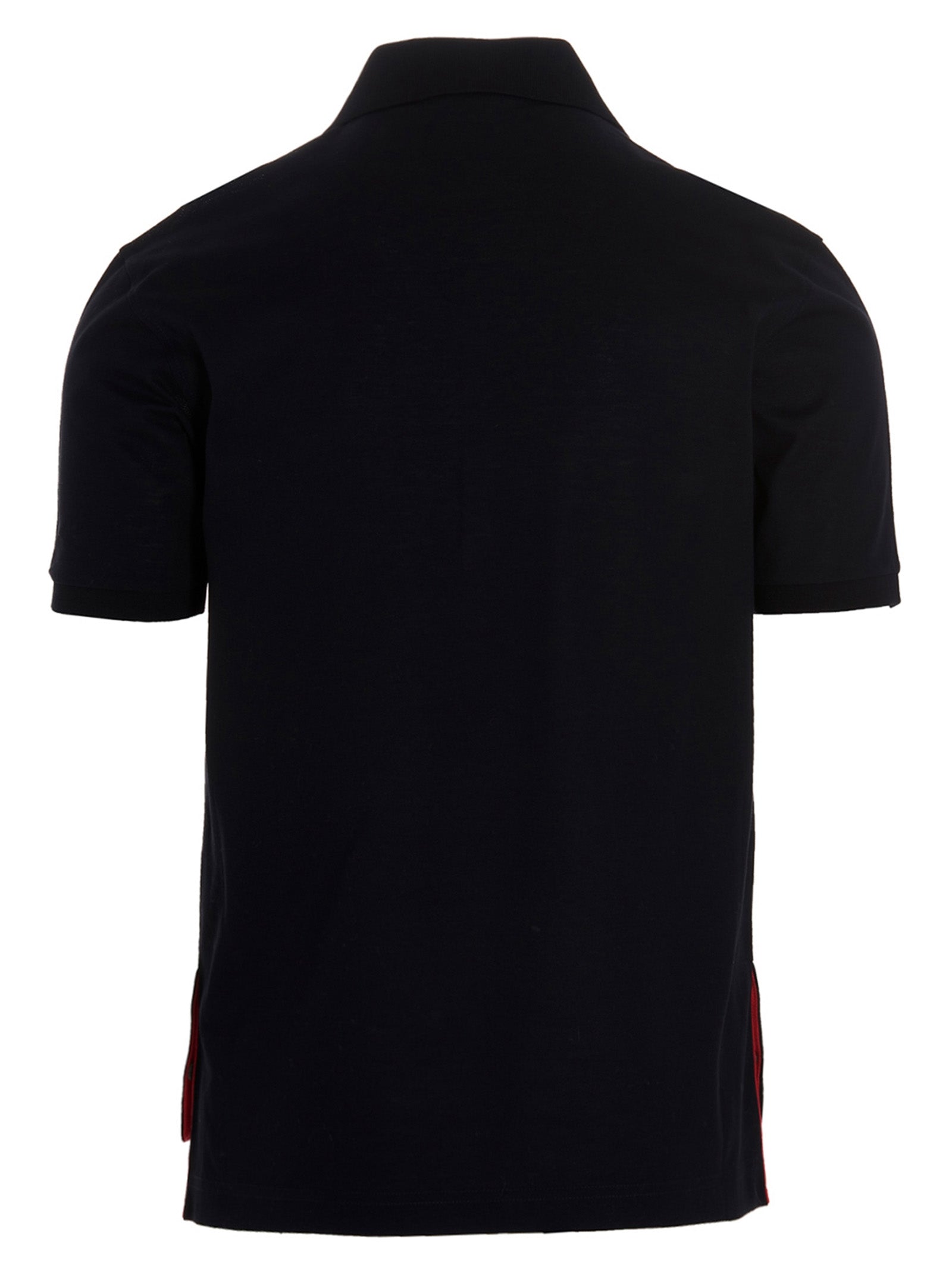 Thom Browne Blue Cotton Polo Shirt