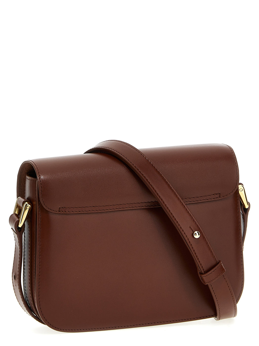 A.P.C. Brown Cowhide Crossbody Bag