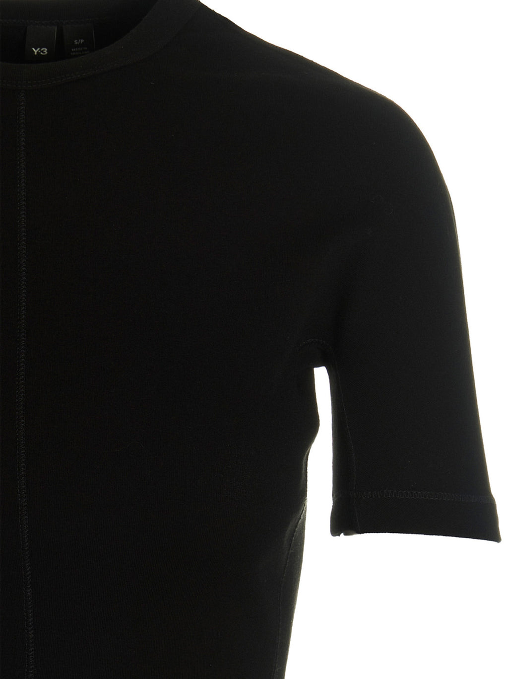 Y-3 Black Cotton T-Shirt