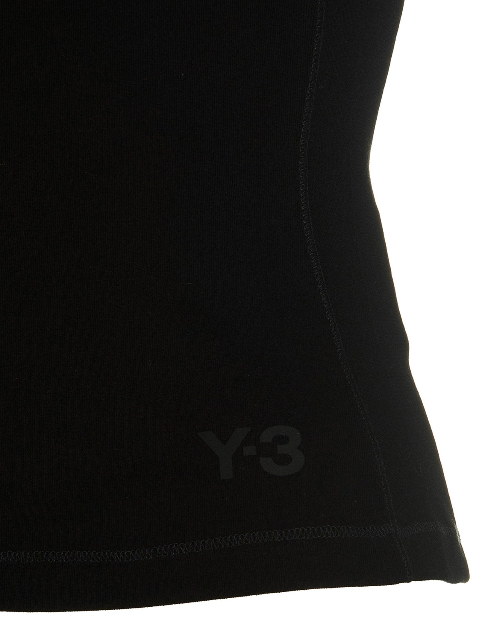 Y-3 Black Cotton T-Shirt