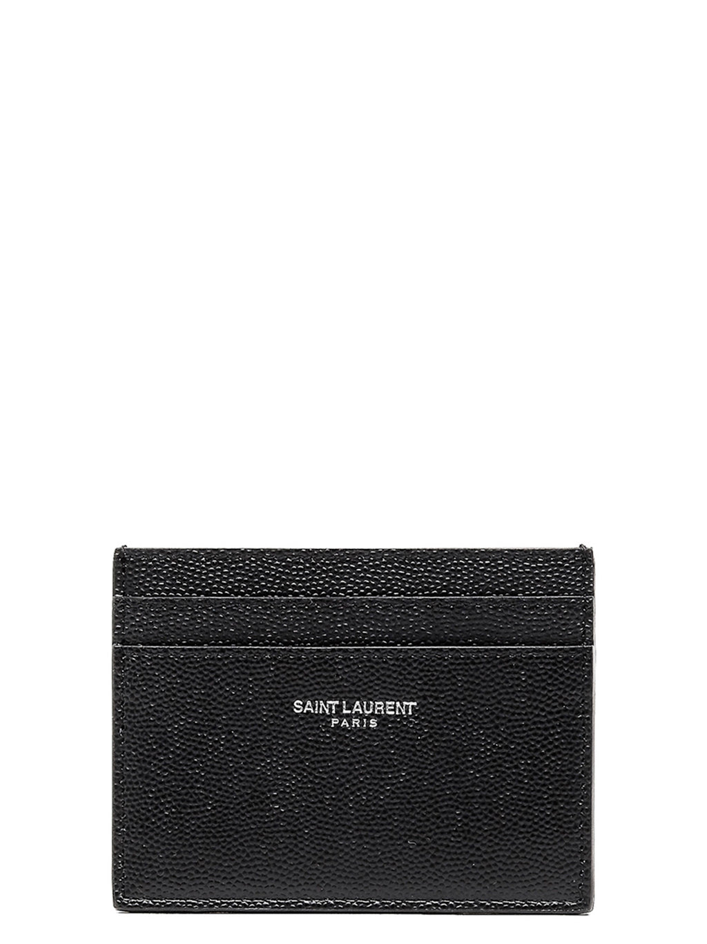 Saint Laurent Black Leather Cardholder