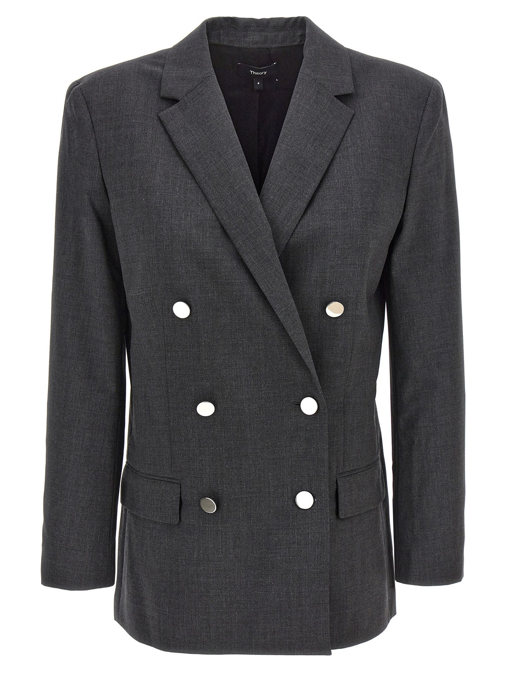 Theory Gray Wool Blazer