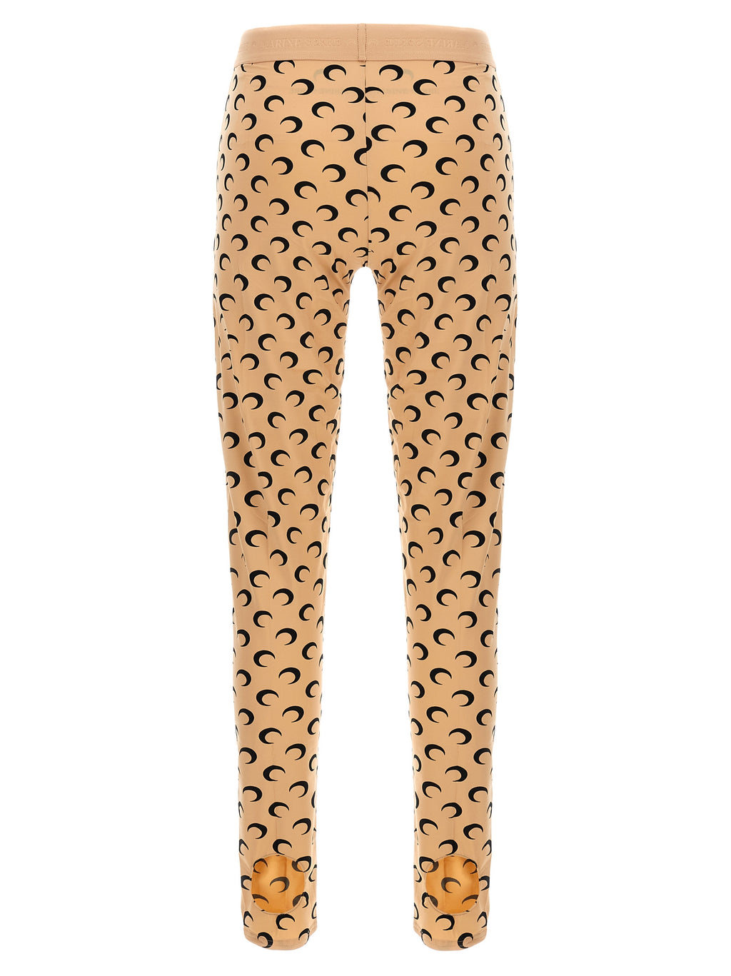 Marine Serre Beige Polyamide Leggings