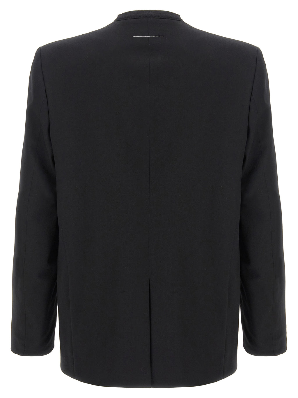 MM6 Maison Margiela Black Polyester Blazer