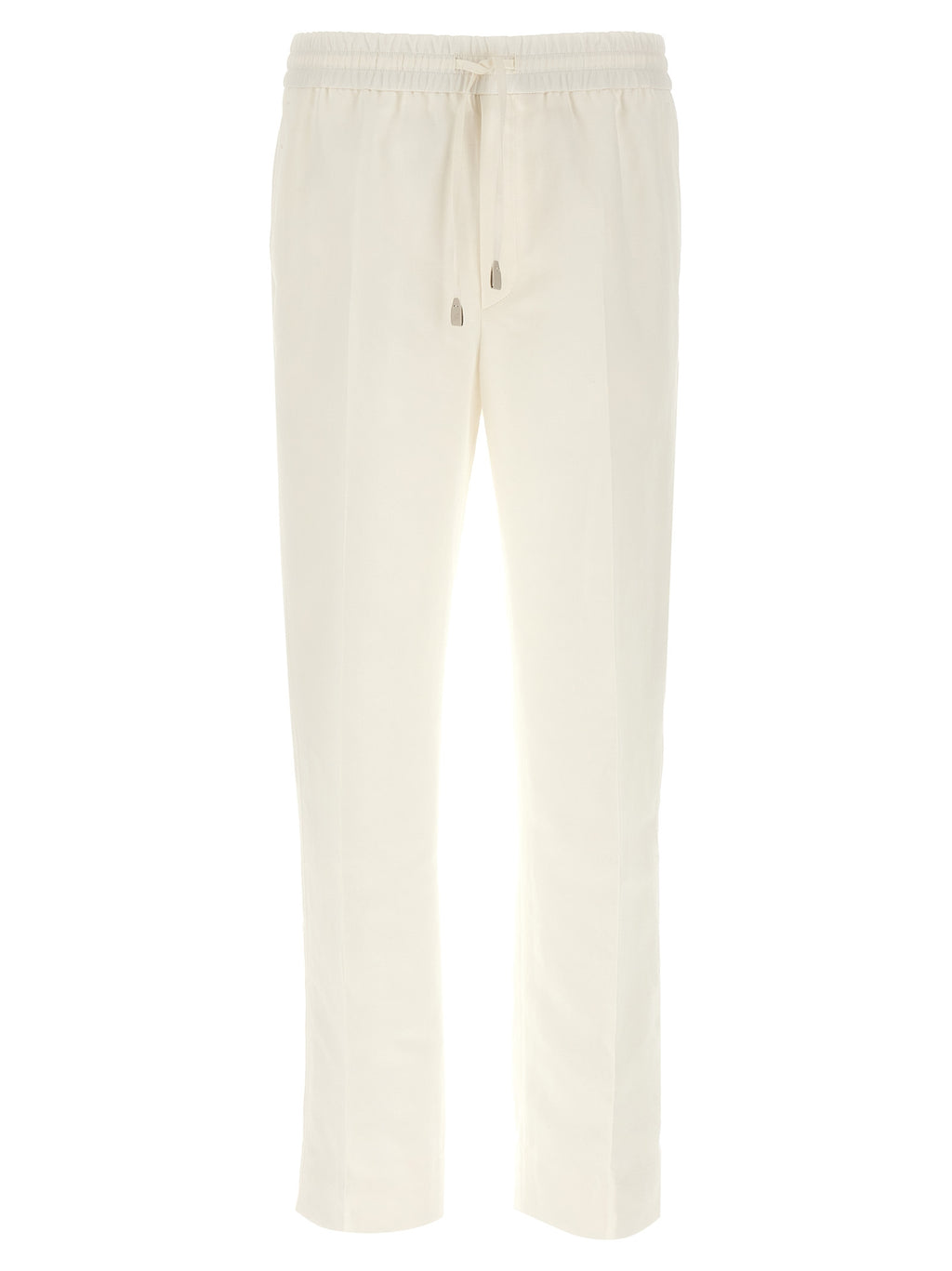 Brioni White Linen Casual Pants