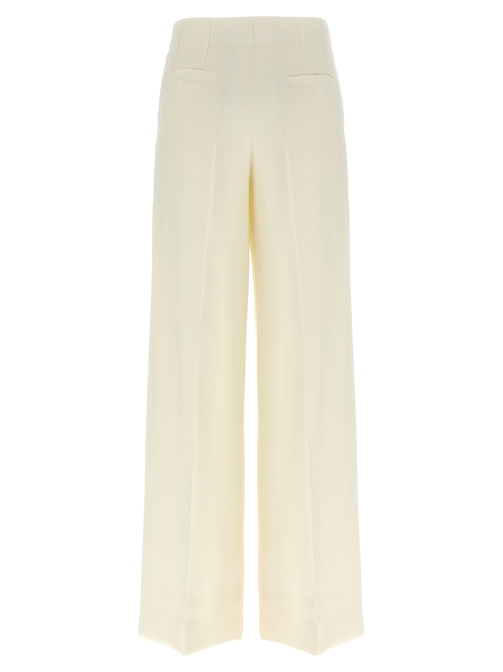 Brioni White Wool Casual Pants