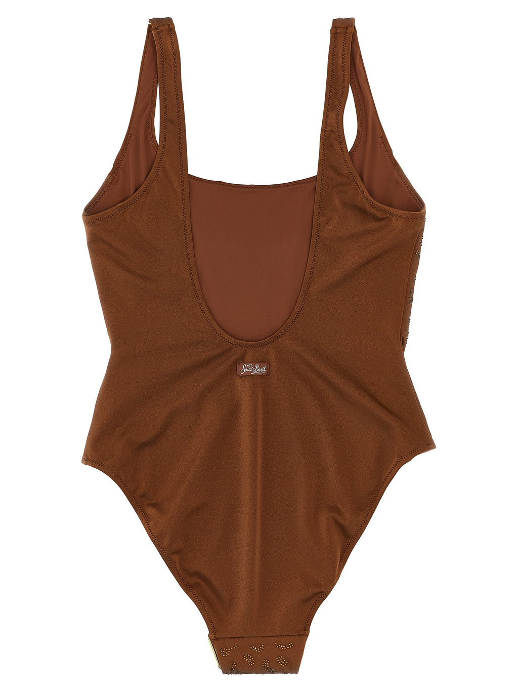 MC2 Saint Barth Brown Polyester One-Piece Swimsuit