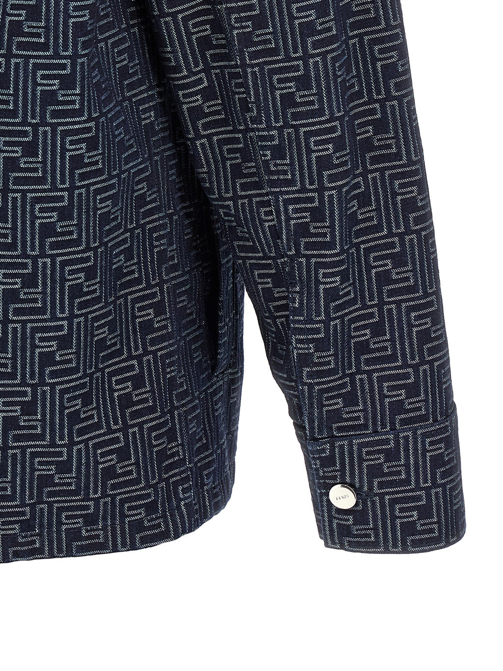 Fendi Blue Cotton Denim Jacket