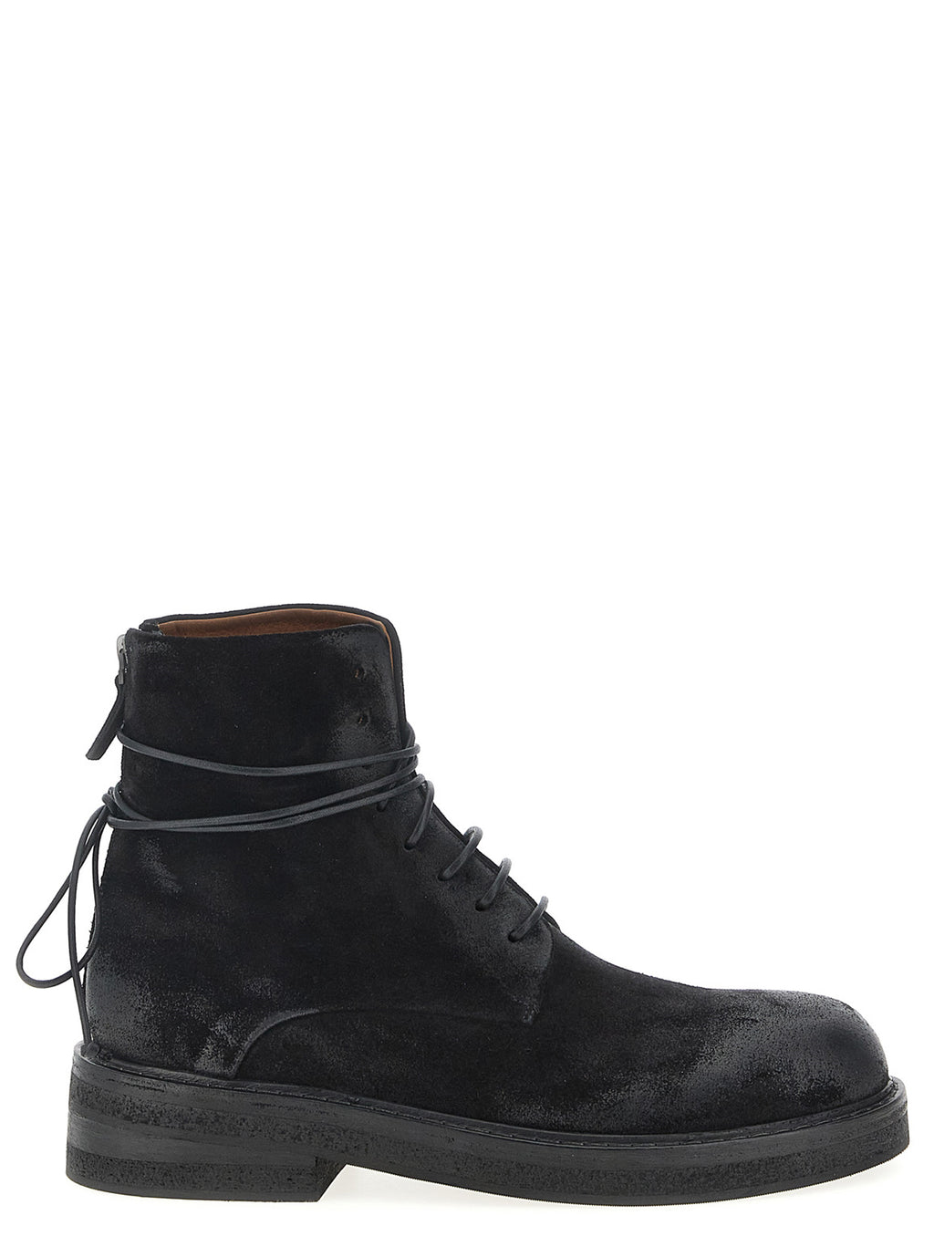 Marsell Black Cotton Chelsea Boots