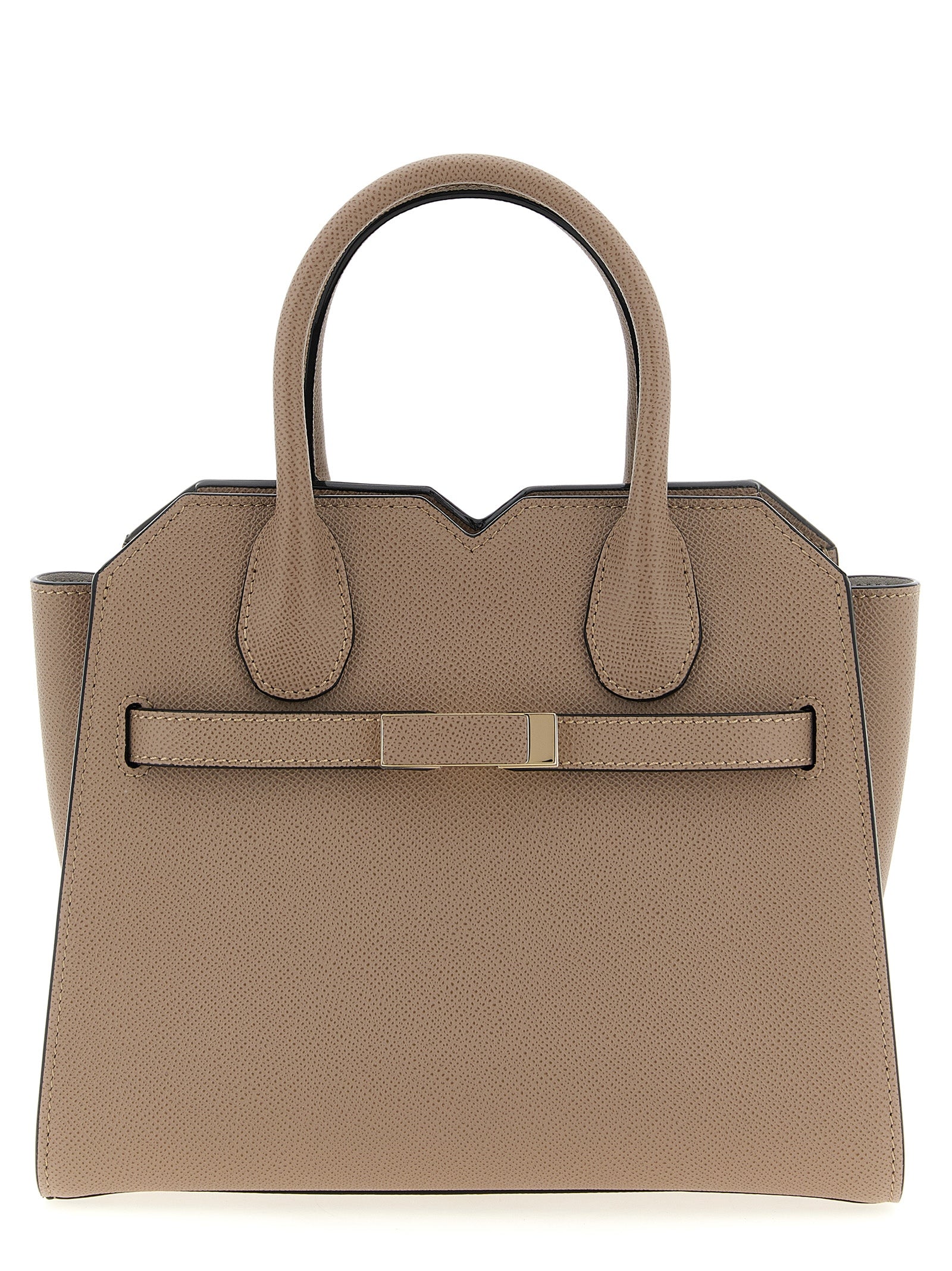 Valextra Beige Calfskin Handbag