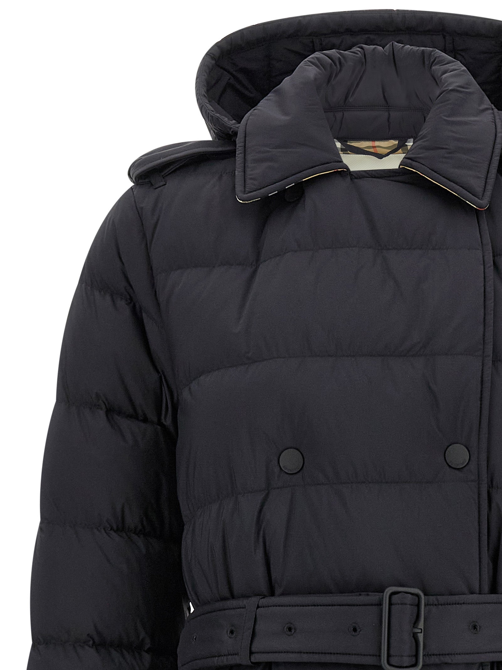 Burberry Black Polyamide Coat