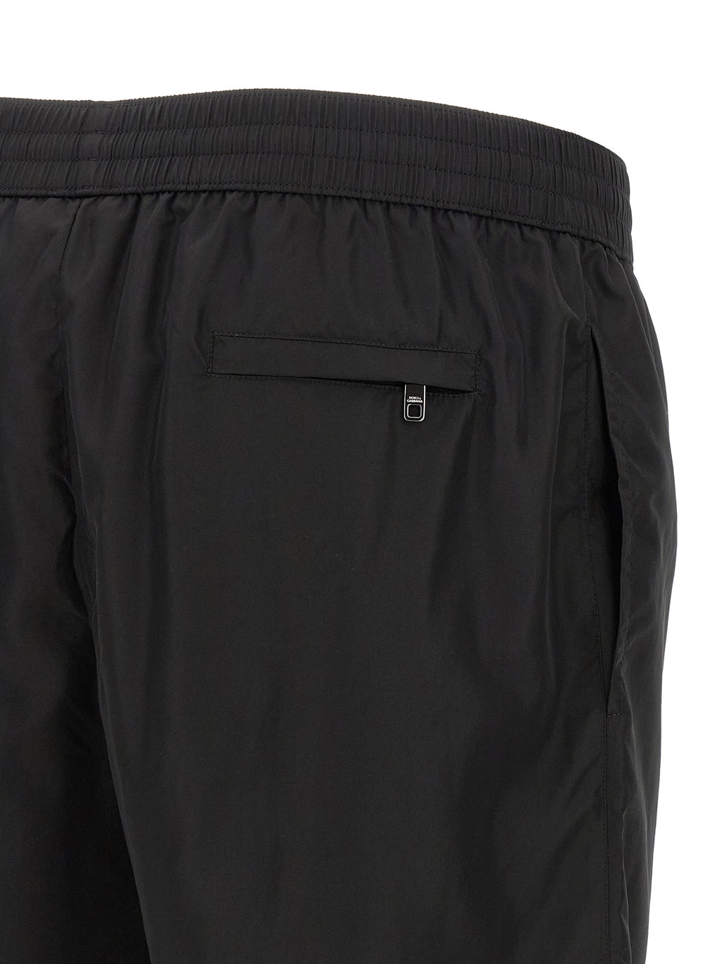 Dolce & Gabbana Black Polyamide Swim Shorts