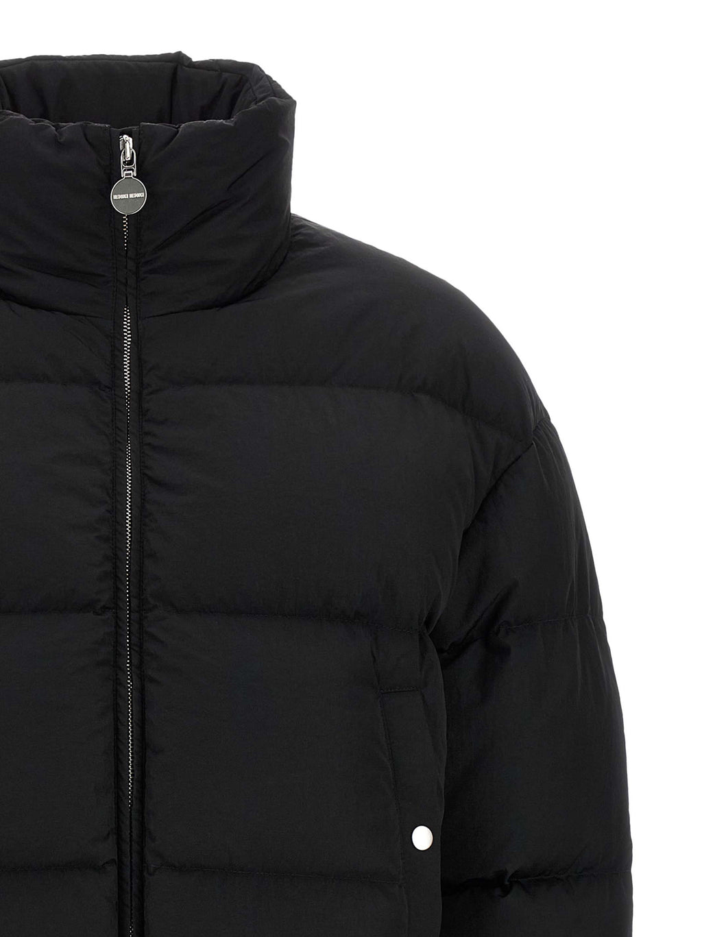 IENKI IENKI Black Nylon Full-Length Jacket