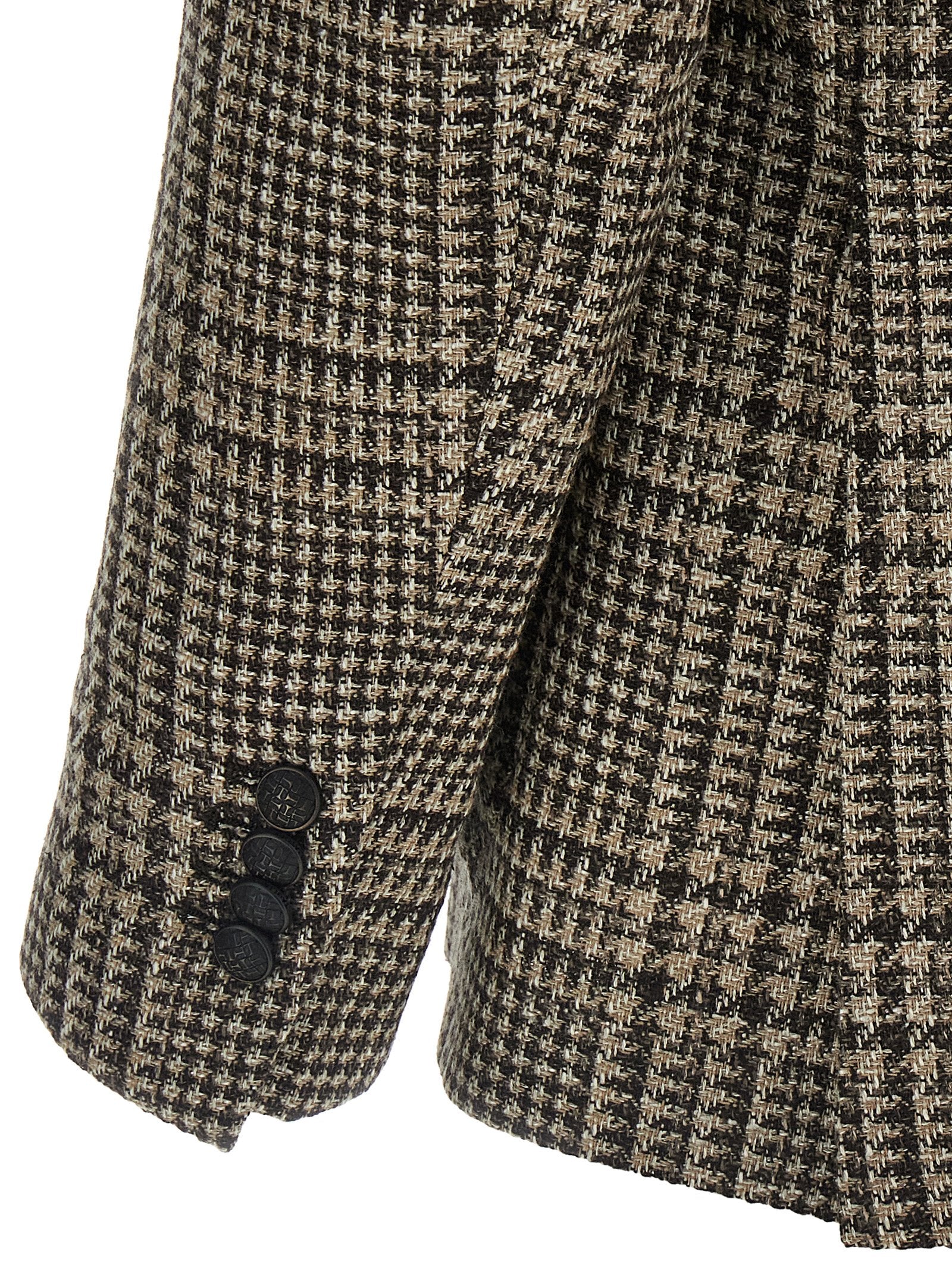 Tagliatore Brown Virgin Wool Blazer